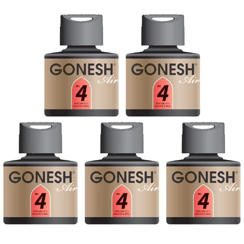 GONESH GONESH リキッドエアフレッシュナー No.4 74ml×5個 自動車用　消臭、芳香剤の商品画像