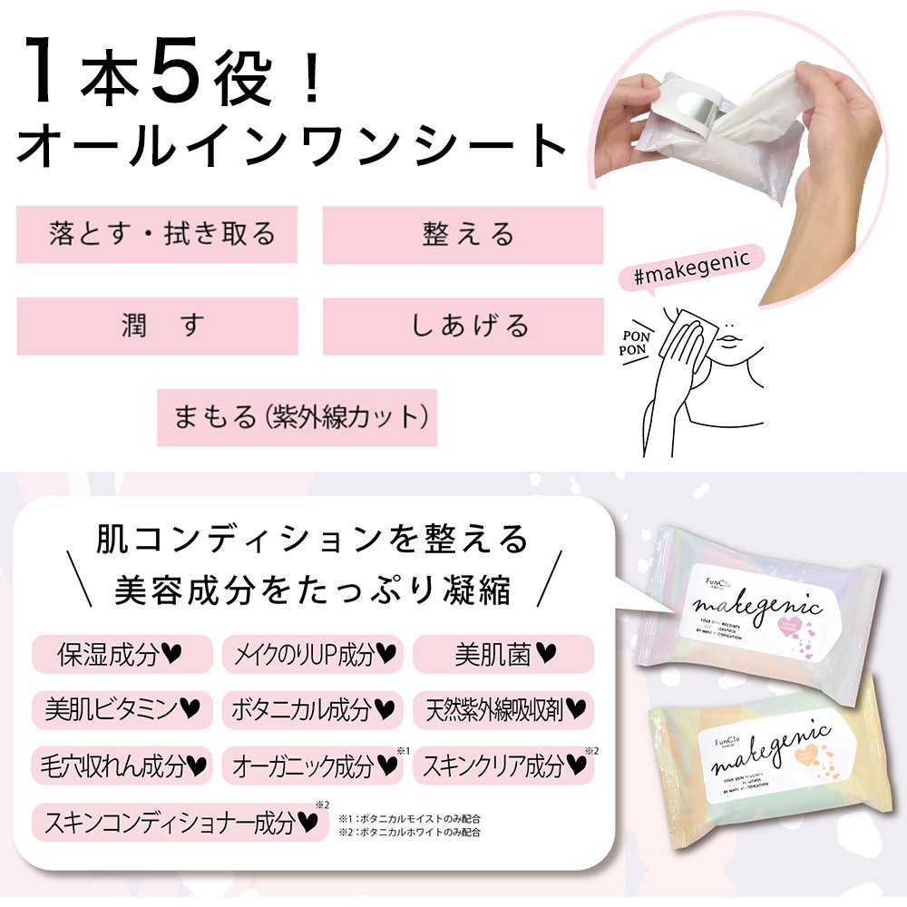 メイクジェニック Makegenic 2個セット メイクキープ 化粧直し パウダー シート マスク蒸れ対策 化粧崩れ防止 メイク直し用乳液コットンシート Nb メール便a Sosu Mncs 2set おうちでらくらく お手軽美人 通販 Yahoo ショッピング