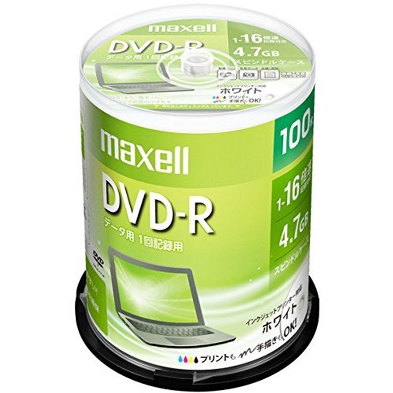 データ用DVD-R 16倍速 100枚 DR47PWE.100SPの商品画像