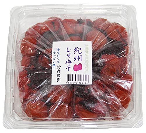 竹内農園 特別栽培梅使用 紀州南高梅 昔ながらのすっぱい梅干し 無添加 しそ梅干 1kg×1個の商品画像