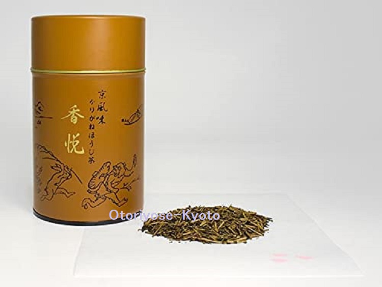  Kyoto . Sakura . чай магазин .... hojicha [..]63g специальный жестяная банка входить 