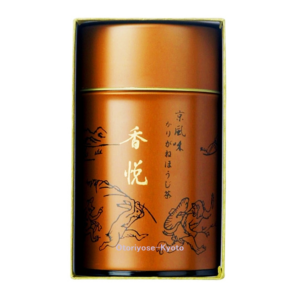  Kyoto . Sakura . чай магазин .... hojicha [..]63g специальный жестяная банка входить 