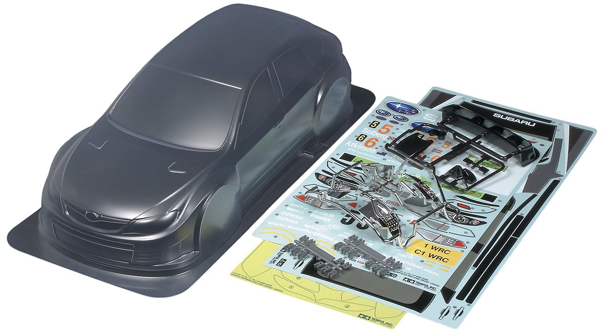スバル インプレッサWRC スペアボディ RCボディ 1/10 スバル インプレッサWRC 2001 ボディ（200mm）【7458