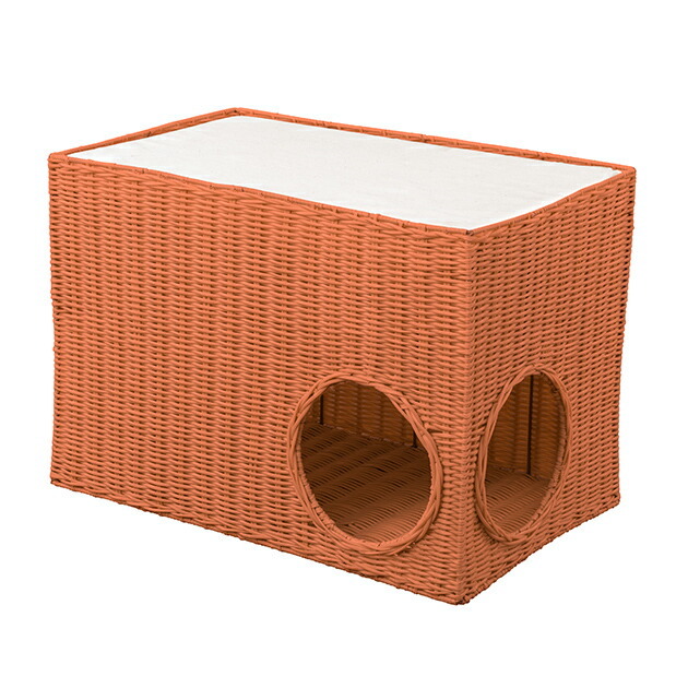  cat house sofa side pet house cat bed 2 step cat bed rattan manner ...... cushion attaching box type basket basket pet accessories 