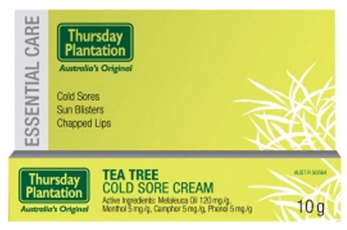  tea tree cold Thor cream 10g Thursday Plantation Tea Tree Cold Sore Cream international shipping goods 