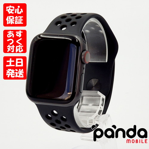 Apple Apple Watch Nike Series 5 GPS＋Cellularモデル 40mm スペースグレイアルミニウムケースとアンスラサイト/ブラックNikeスポーツバンド S/M＆M/L MX3D2J/A Apple Watch Apple Watch Series 5 スマートウォッチ本体の商品画像