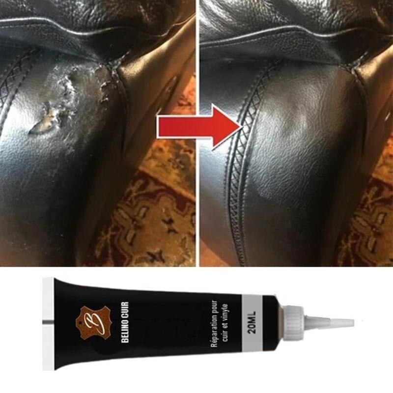  leather leather repair repair repair color cream gel car seat leather cleaner 20ml paint cleaner | black 