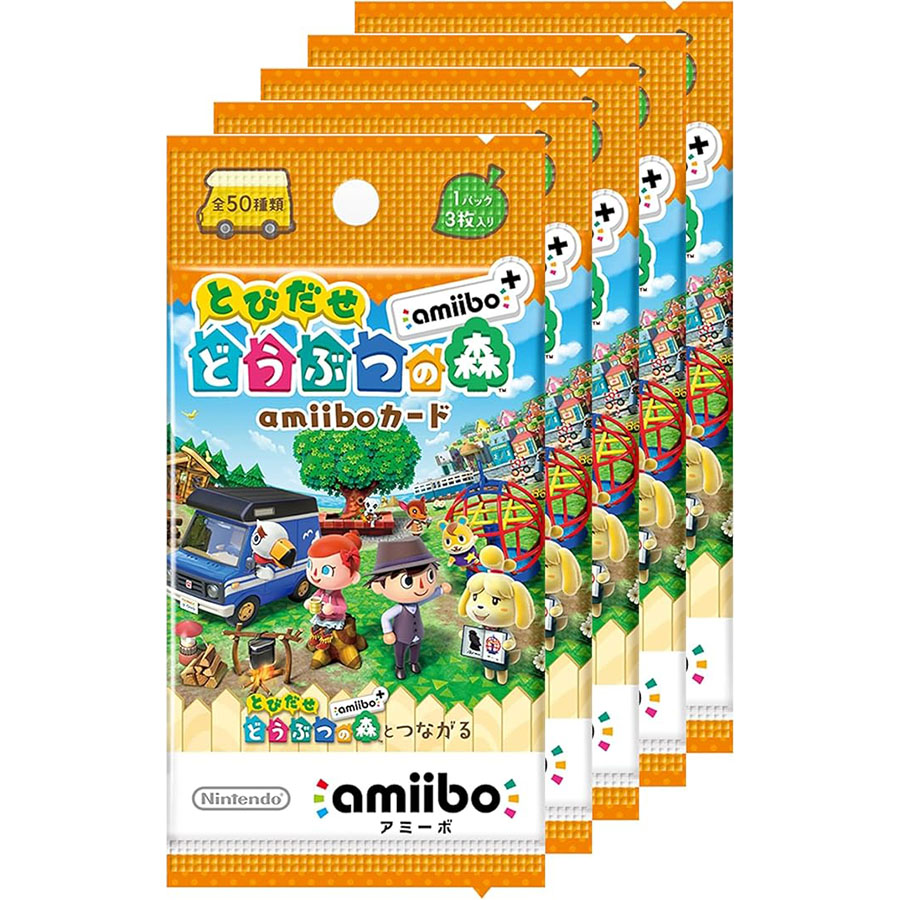任天堂 とびだせ どうぶつの森 amiibo amiiboカード 5パック