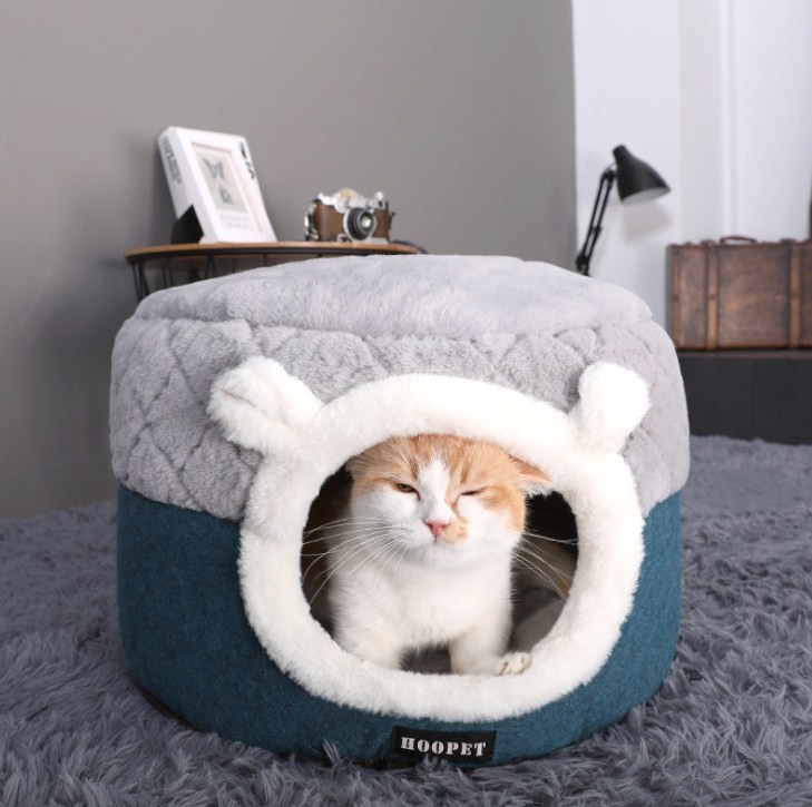  cat bed pet bed cat house cat dome type house & cushion cat house 2in1 dog cat combined use soft soft 