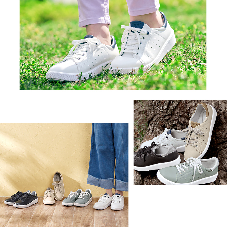  sneakers lady's shoes shoes soft light weight light ..... cushion anti-bacterial sport 3E pansy pansy PS1391