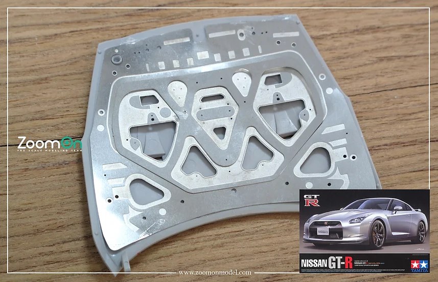 ZoomOn ZD126 1/24 Ниссан GT-R 35 капот структура 