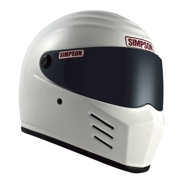 シンプソン OUTLAW サイズ60cm ホワイト バイク用　フルフェイスヘルメットの商品画像