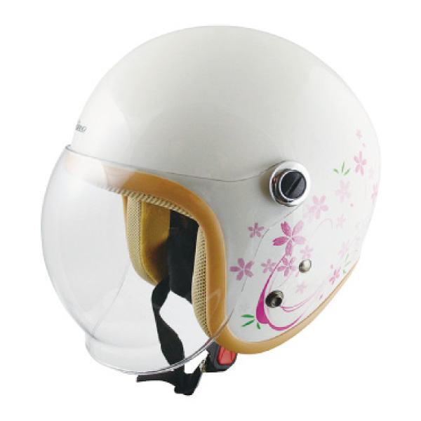SPEEDPIT GINO GS-6 レディースフリー（57-58cm） サクラホワイト 女性用バイクヘルメットの商品画像
