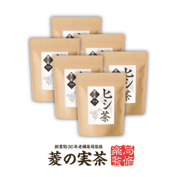 シーディ ヒシ茶 ティーバッグ2g 30包 × 6袋の商品画像