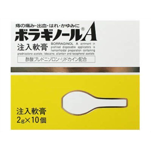 ボラギノールA注入軟膏 2g × 10個 1箱 （指定第2類医薬品）の商品画像