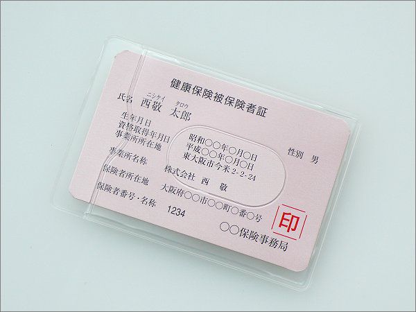 PAL squid libosi card holder (2 surface ) health guarantee proof holder HK-2C post mailing delivery correspondence 