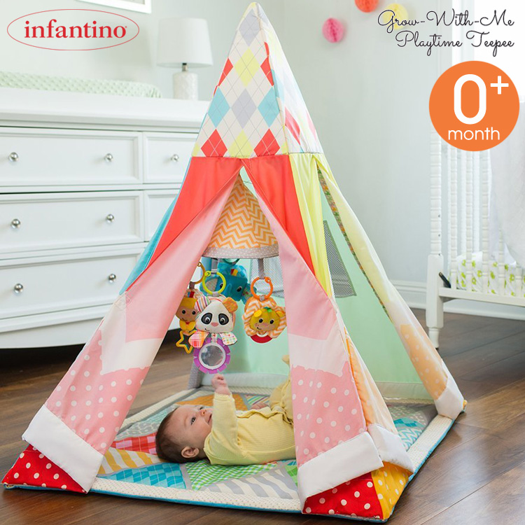 infantino play gym teepee