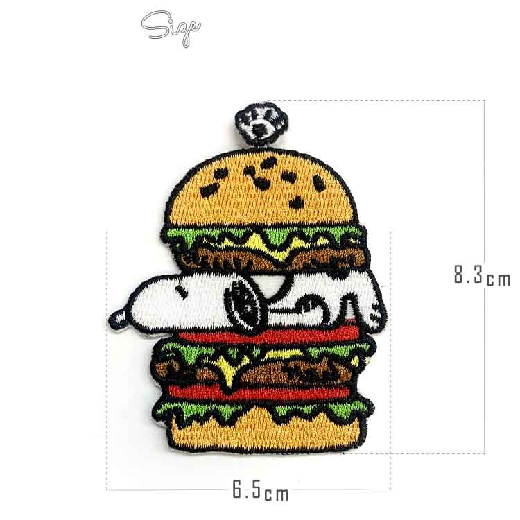 ワッペン スヌーピー ハンバーガー 刺繍 アイロン キャラクター パッチ アップリケ Snoopy クリスマス プレゼント Na Paranino 通販 Yahoo ショッピング