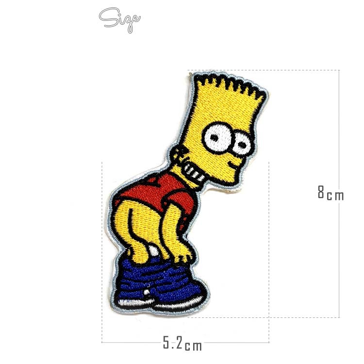 ワッペン シンプソンズ 刺繍 アイロン キャラクター Simpsons ワッペン アップリケ Na Paranino 通販 Yahoo ショッピング