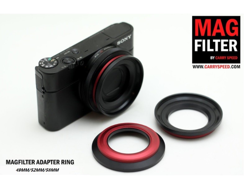 Carry Speed MagFilter Threaded 42mm/49mm/52mm /58mm UV adapter Sony Sony DSC-RX100 / HX10V / HX20V / HX30V / Canon G12 / G15/S100/S110 correspondence 