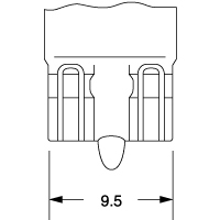 KOITO( Koito ) мотоцикл указатель поворота * tail лампочка 1781 12V16W(18W) W2.1×9.5d прозрачный 