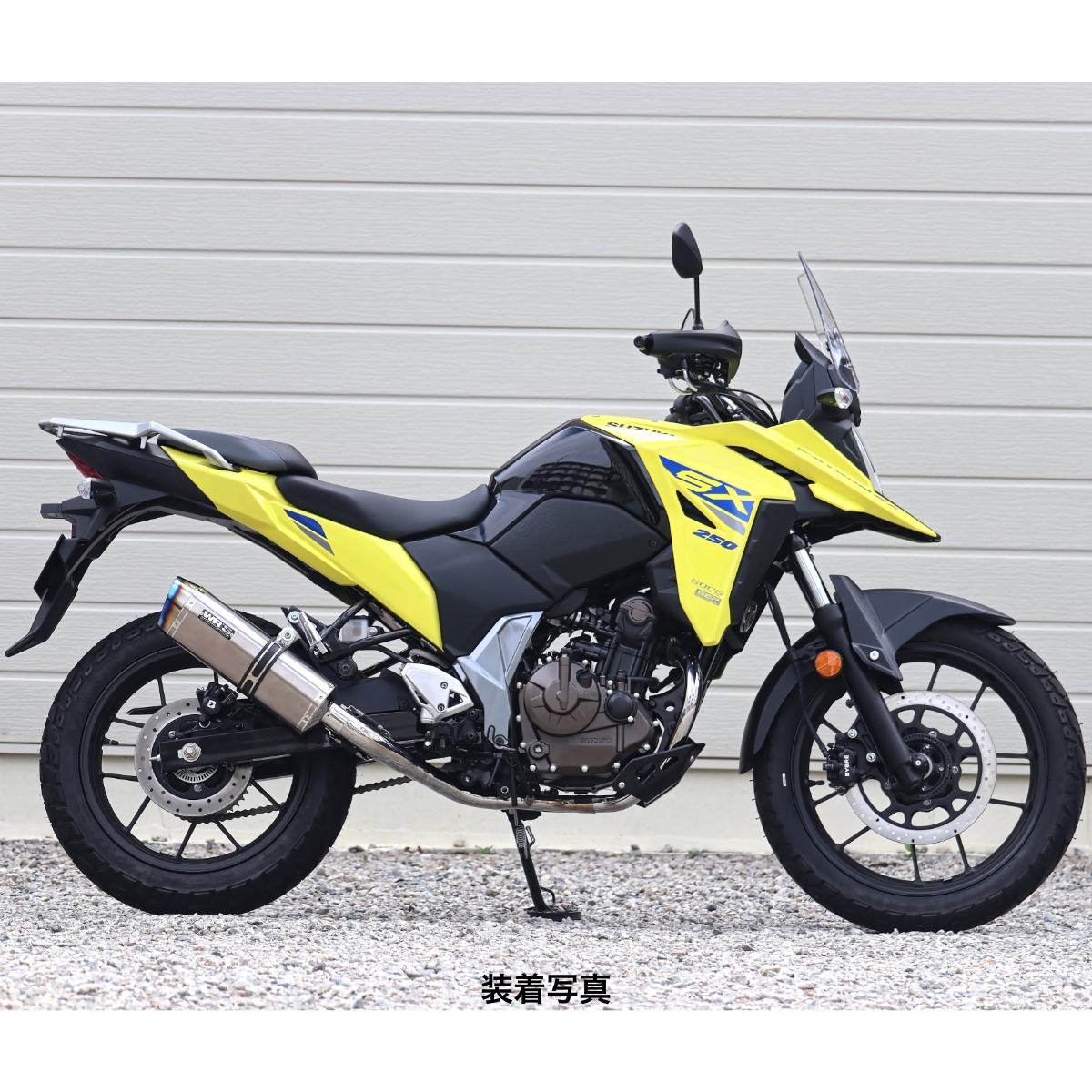 WR'S SS-OVALタイプフルエキゾースト ソリッドチタン仕様（Vストローム250SX 23-/8BK-EL11L）LK3260JM バイク用フルエキゾーストの商品画像