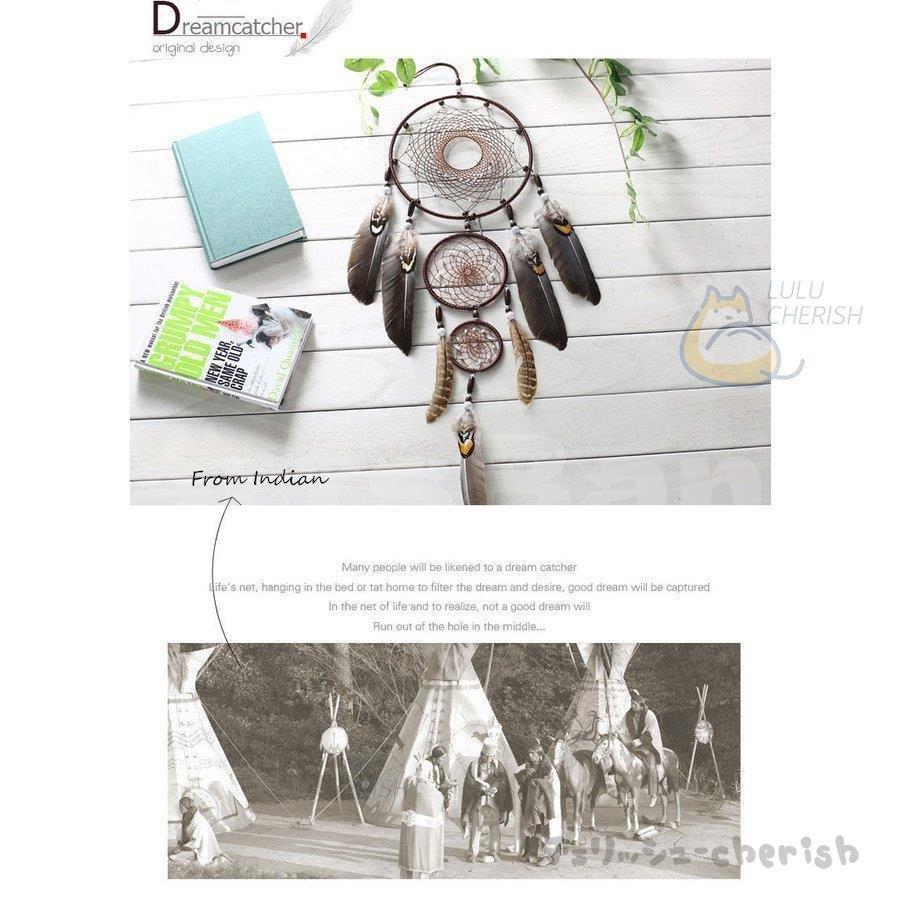  Indian *taka. feather. wool Dream catcher interior decoration thing gift Mother's Day 2021 present graduation ceremony 