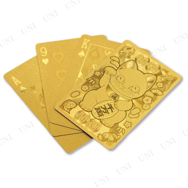 取寄品 ゴールドトランプ 招き猫 Pw s パーティワールド 通販 Yahoo ショッピング