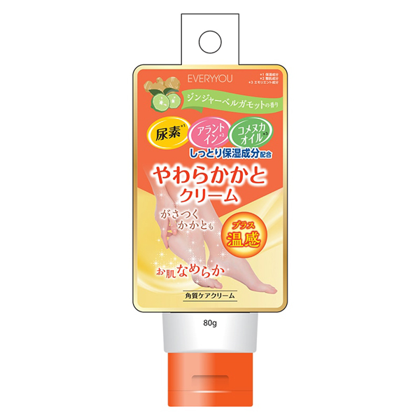 エブリユー やわらかかとクリーム 80gの商品画像