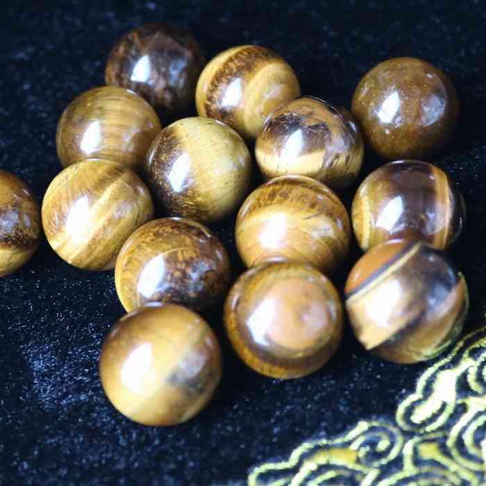  Tiger I круг шар sphere 20mm натуральный камень Power Stone украшение интерьер mak ламе плетеный ручная работа коллекция Power Stone 
