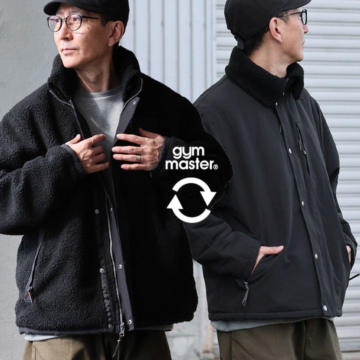 ジムマスター(gymmaster) ジムマスター ボアジャケット マウンテンパーカー リバーシブル ボア ポリエステル PATY