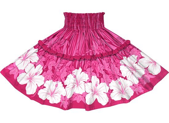 人気満点 ティアードパウスカート ピンクのハイビスカス オーキッド柄 Tipau 2799pi Seal限定商品 Odedtapirohandyman Com