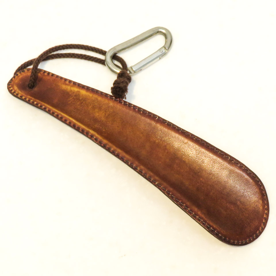  Berluti Berluti shoe horn | shoehorn all leather Brown mobile possibility size superior article [ quality iko-]