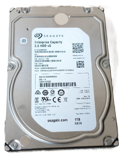 (未使用･未開封品)　ST1000NM0055 [Enterprise Capacity 3.5 HDD（1TB 3.5インチ SATA 6G 7200rpm 128MB）] 0pbj0lf Seagate ST1000NM0055 ［Enterprise Capacity 3.5 HDD 1TB］ 内蔵型
