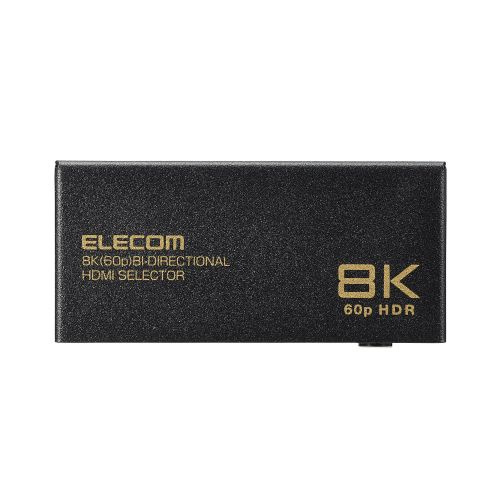 ELECOM DH-SW8KBD21BK HDMI переключатель / 8K60Hz соответствует / интерактивный / metal блок / черный 