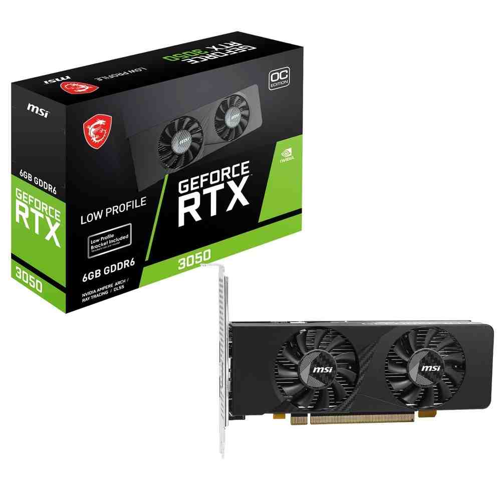 MSI GeForce RTX 3050 LP E 6G OC ［GeForce RTX 3050 LP E 6G OC］ グラフィックボード、ビデオカードの商品画像