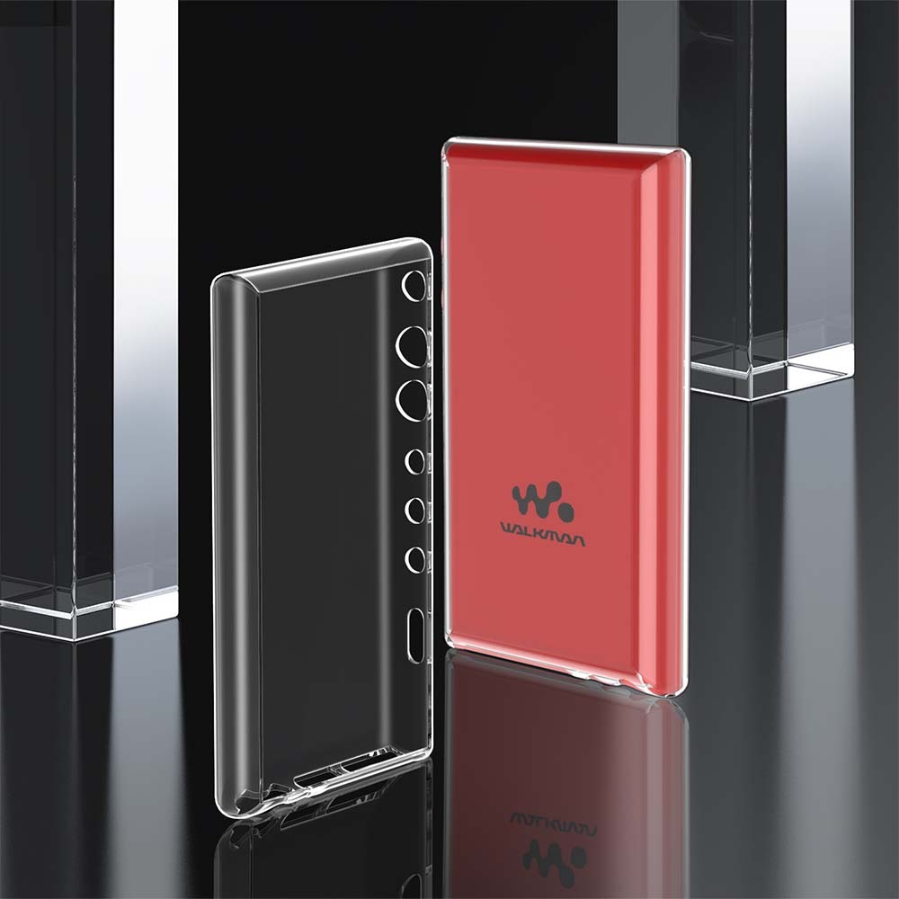 Sony NW-A100 series Walkman for soft case TPU protection case cover Impact-proof transparent TPU material super thin type the back cover of spare wheel super light weight Impact-proof falling prevention 