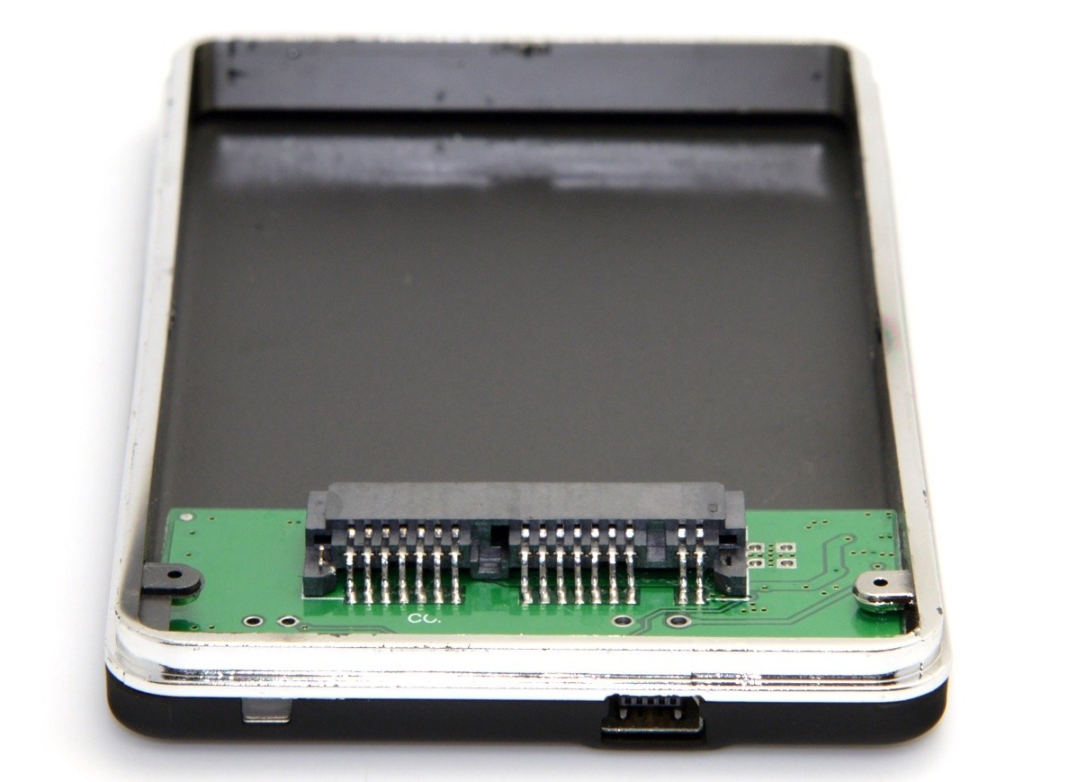 1.8 дюймовый microSATA -USB HDD SSD установленный снаружи кейс 
