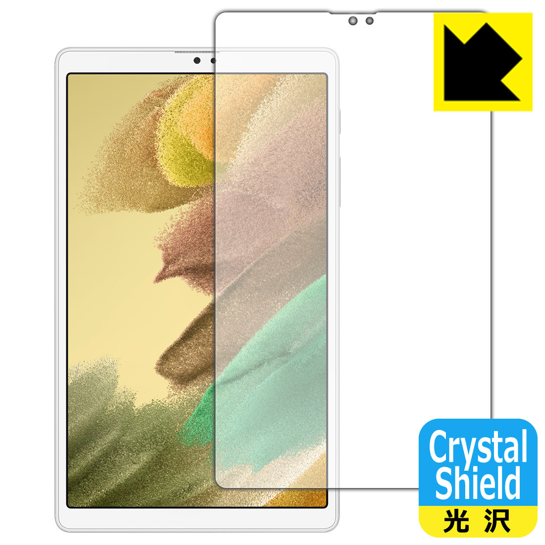 Galaxy Tab A7 Lite (SM-T225). пузырь * фтор . грязный пальто! глянец защитная плёнка Crystal Shield ( передняя сторона только )