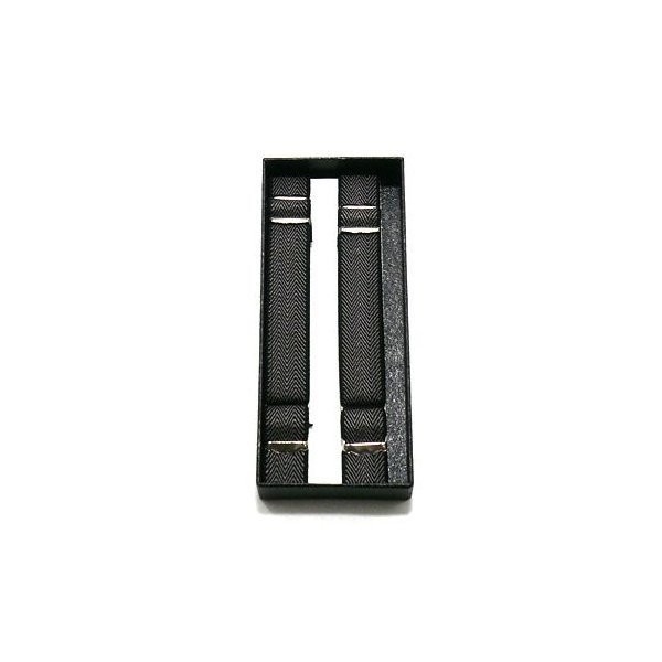  браслет-фиксатор для рукавов "в елочку" 15mm сделано в Японии мужской рубашка бизнес черный Brown 