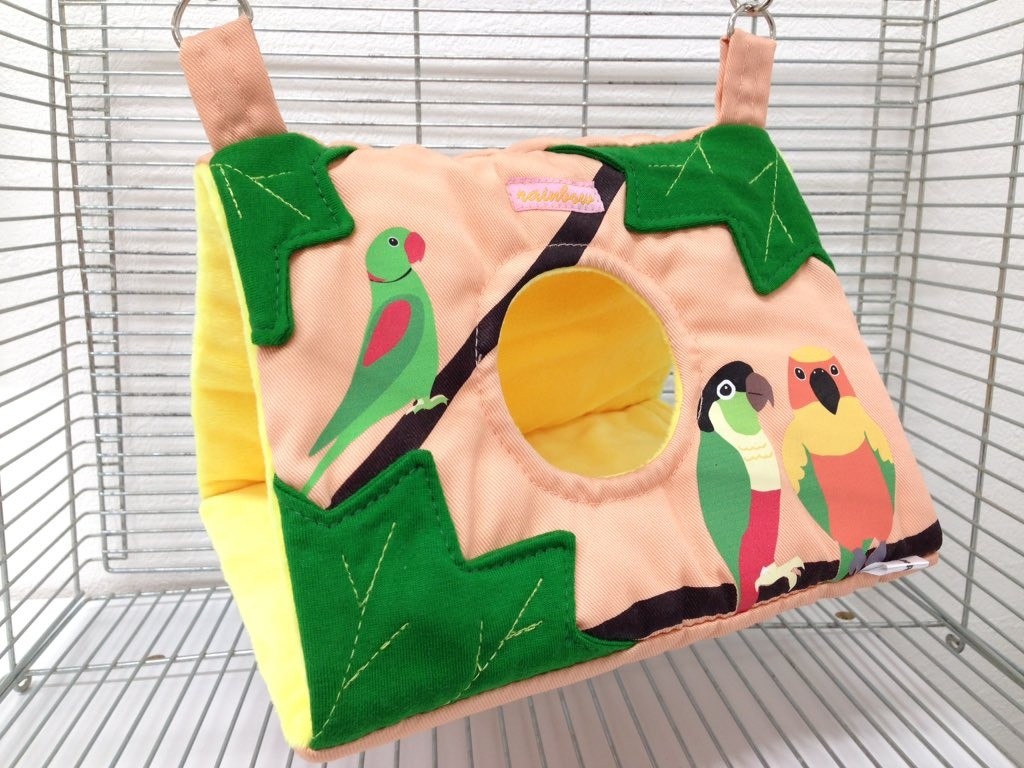 Rainbow Nakayoshi bird san .. тоннель (M) длиннохвостый попугай попугай птица bed bird палатка игрушка 