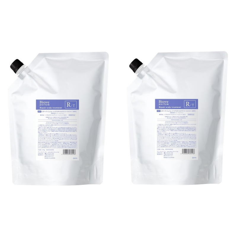デミ コスメティクス ビオーブ ピュリム リペアスキャルプトリートメント レフィル 2000g×2 Biove トリートメント、ヘアパックの商品画像