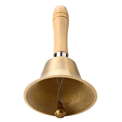  handbell large per hand .. bell height 15cm desk bell table bell durability operation easy luck discount hand . bell doorbell . selection . Event percussion instruments 