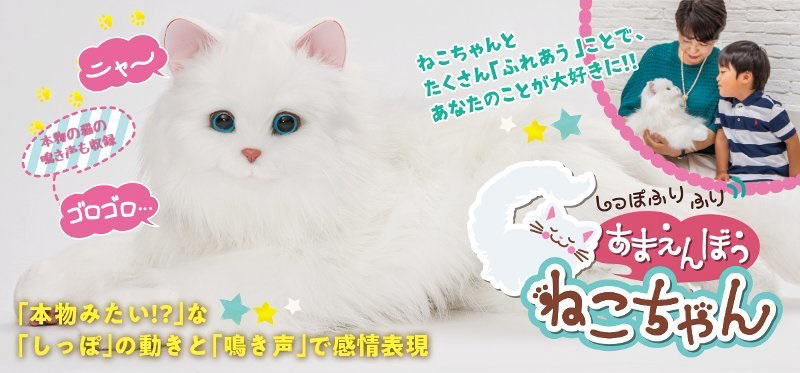 te gilet kto............... Chan white 3 months with guarantee cat soft toy real .... move soft toy cat type robot pet 