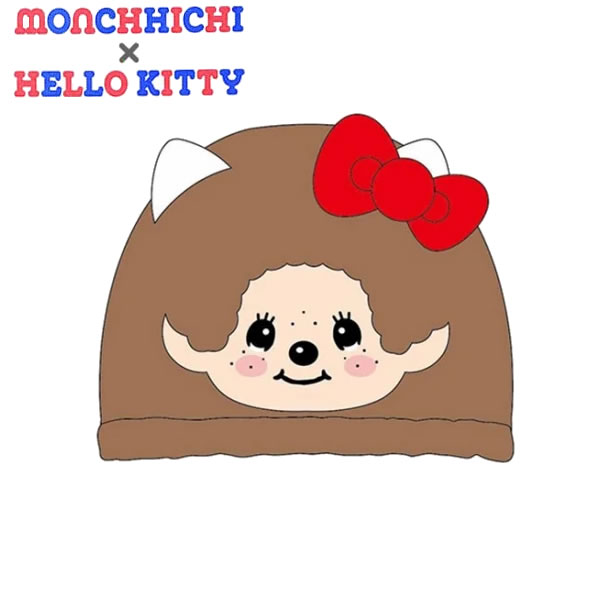 monchichi× Hello Kitty шапочка-полотенце 6309 Kei Company Durban ванна сверху . бассейн нежный ..... симпатичный MKT-TW