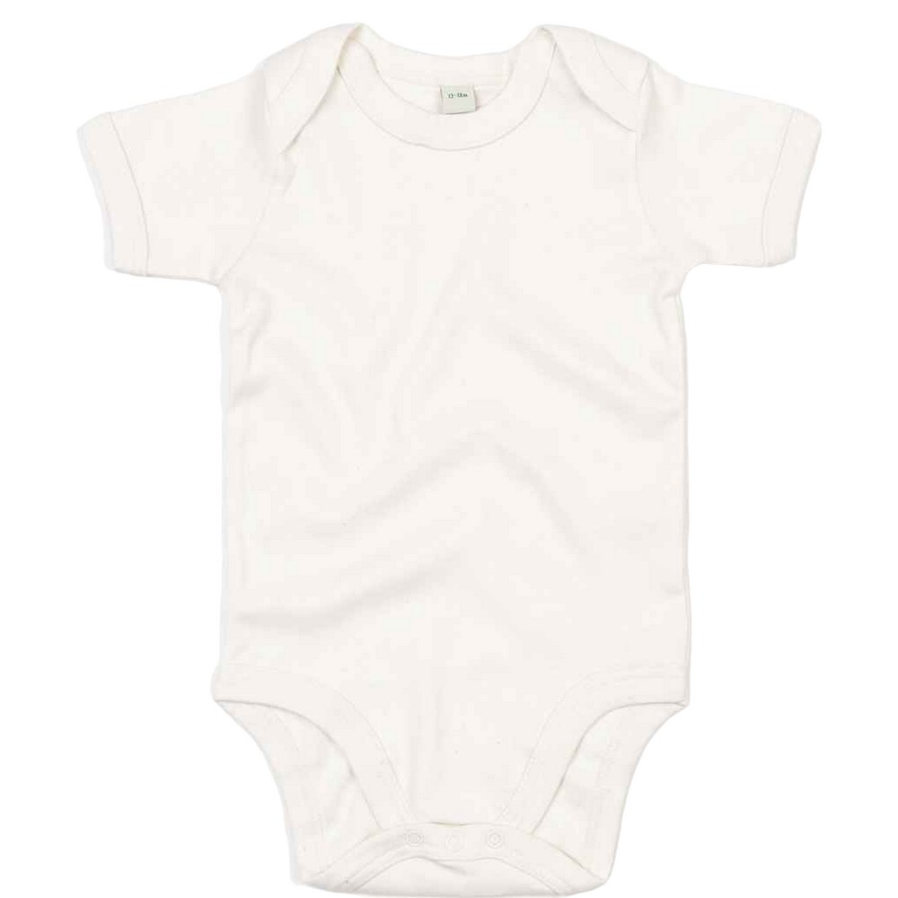 ( Bay Be bagz) Babybugz baby * младенец для короткий рукав корпус костюм детский комбинезон PC5007 ( натуральный )