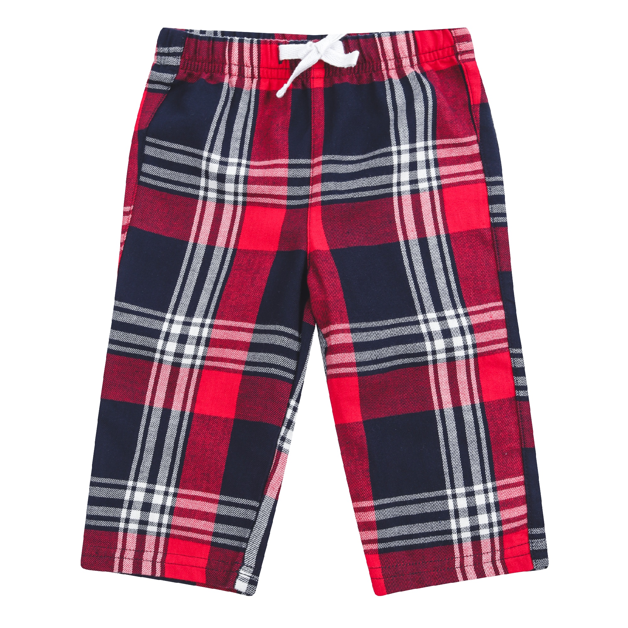 (la-k дерево ) Larkwood младенец * для малышей tartan в клетку брюки брюки RW7329 ( красный / темно-синий проверка )