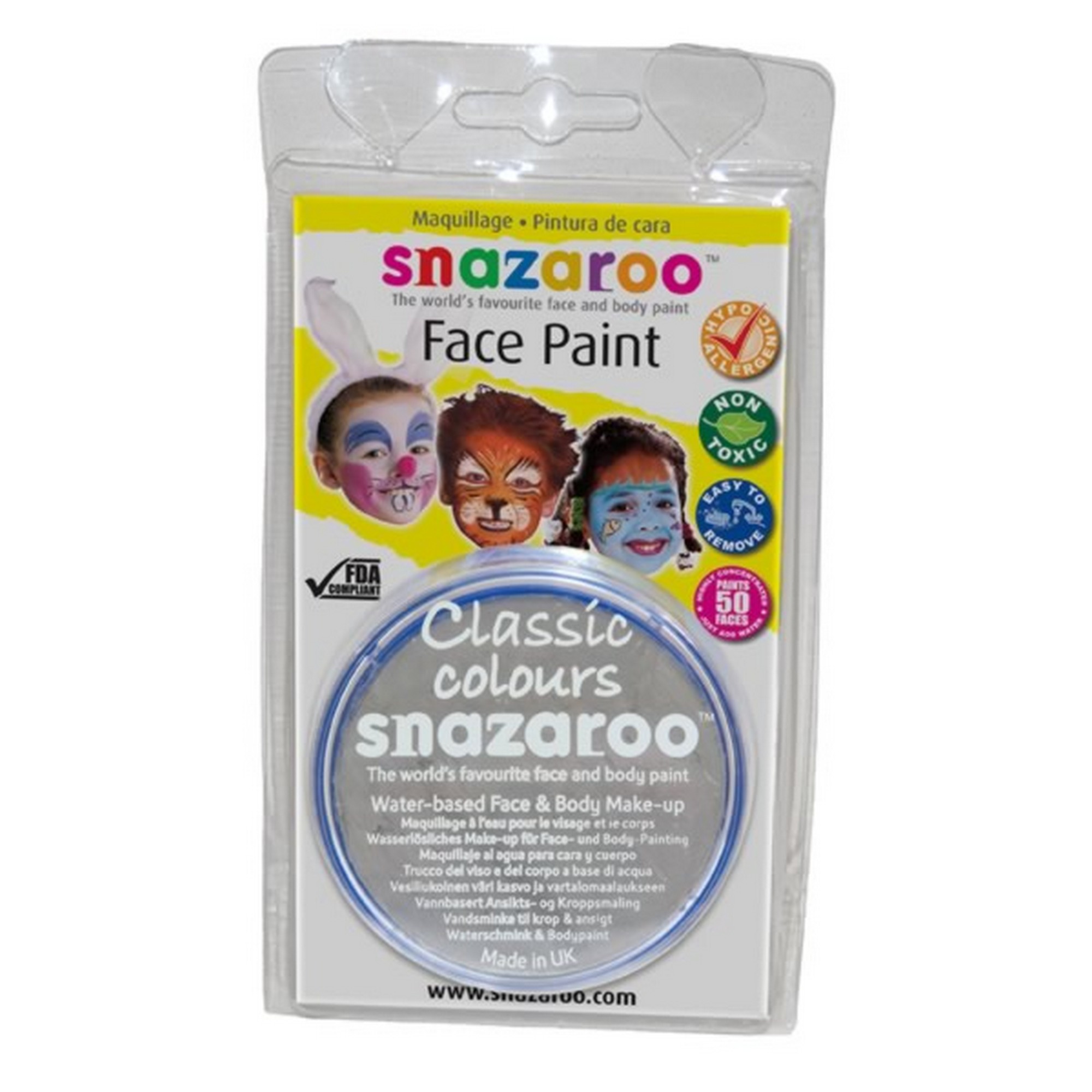 (sna The Roo ) Snazaroo Halloween костюмированная игра * маскарадный костюм для 18ml нет ..fei Испания to(1 цвет ) SG5558 ( светло-серый )