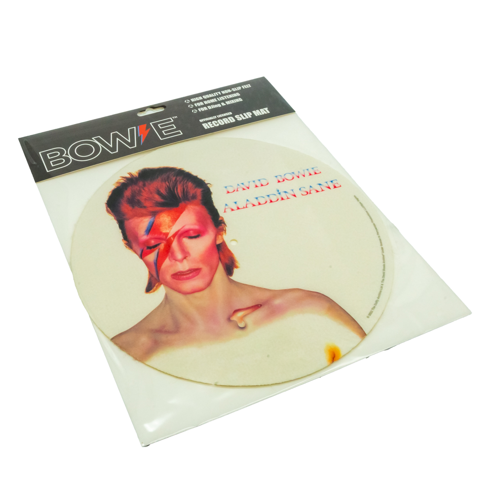 ( David * bow i) David Bowie официальный товар слипмат проигрыватель коврик TA11603 ( белый )