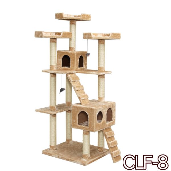  башня для кошки .. класть коготь .. кошка tower кошка tower большой много голова .. Iris o-yamaCLF-8